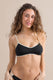 MIX REGGISENO Donna BE BEACH BRASSIERE   Nero/avorio