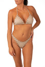 BIKINI TRIANGOLO DONNA  BEIGE PF016SG 021 PIN UP 