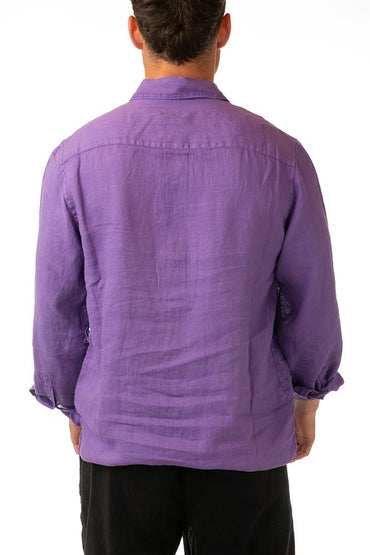 MAGLIA CAMICIA UOMO  VIOLA FK24-5005 VI FXXK 