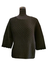 MAGLIA DONNA  NERO KORT-05 BLACK Clamar 