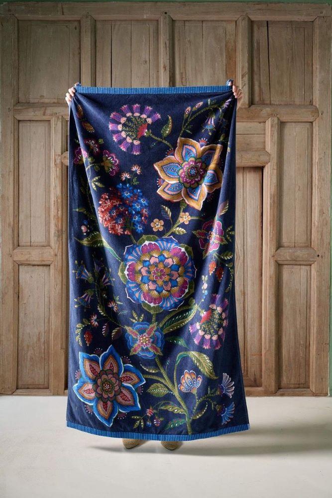 TELO MARE SPUGNA DONNA  BLU