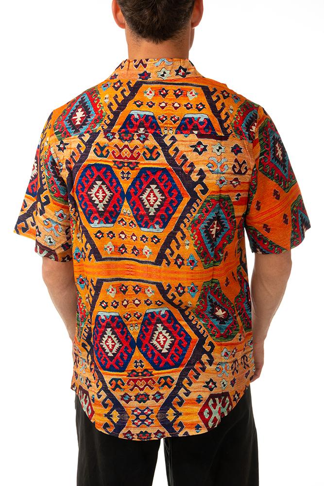 MAGLIA CAMICIA UOMO  ARANCIO BWL BEIRUTORANGE TOOCO 