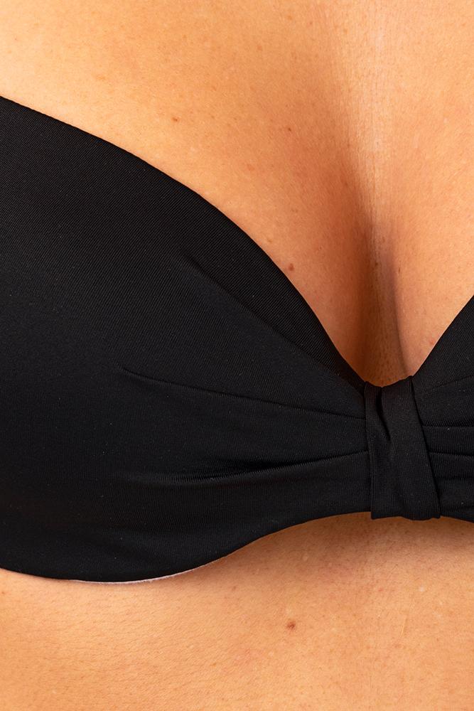 BIKINI Donna LUISA MARIA LUGLI COPPA PREFORMATA  slip regolare Nero