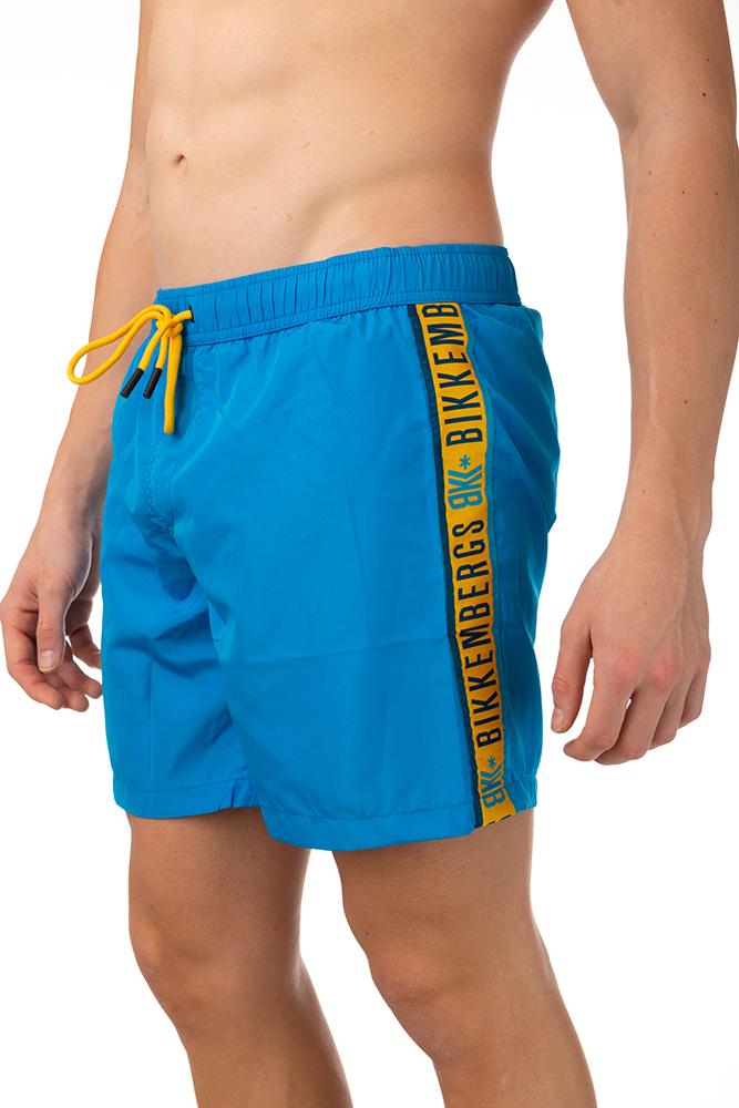 BOXER Uomo BIKKEMBERGS con elastico  CORTO Azzurro