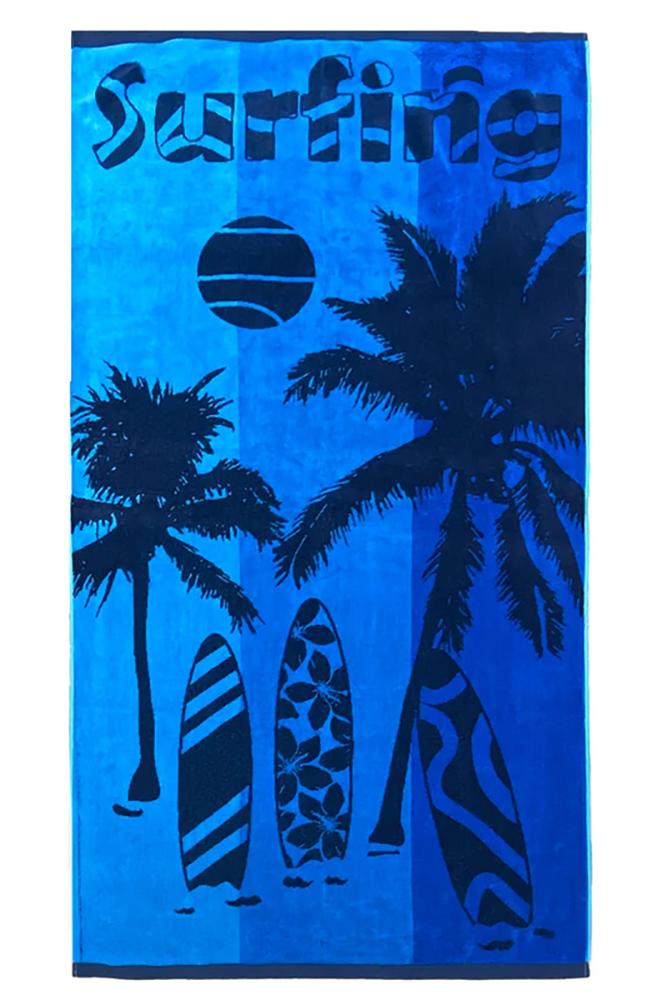 TELO MARE SPUGNA UNISEX  BLU FLORIDA LOMBOK COMPTOIR DE LA PLAGE 