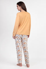 PIGIAMA DONNA CAMMELLO DISNEY 63676 LOVE DINNER DISNEY 