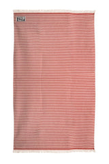ROY ROGER'S BEACHTOWELSTRIPESROSSO