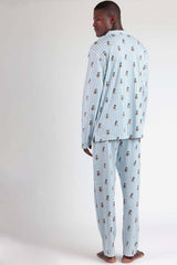 PIGIAMA AUTUNNO/INVERNO UOMO  CELESTE 62229 CELESTE DISNEY 