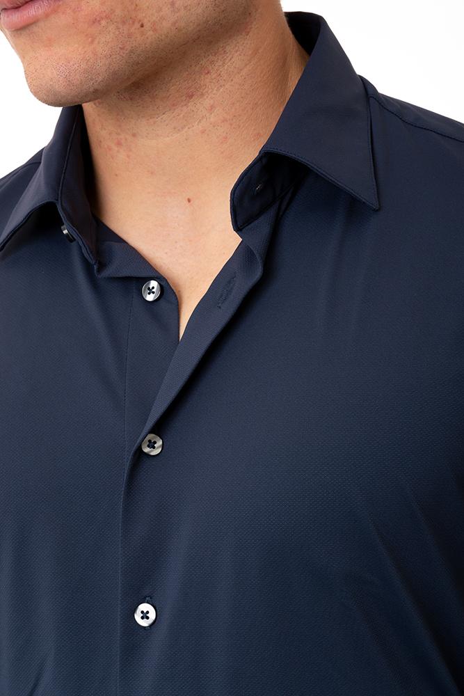 MAGLIA CAMICIA UOMO  BLU 25251 61 RRD 