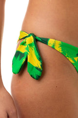 MIX SLIP DONNA  VERDE/GIALLO FIOCC BRASILE BE BEACH 