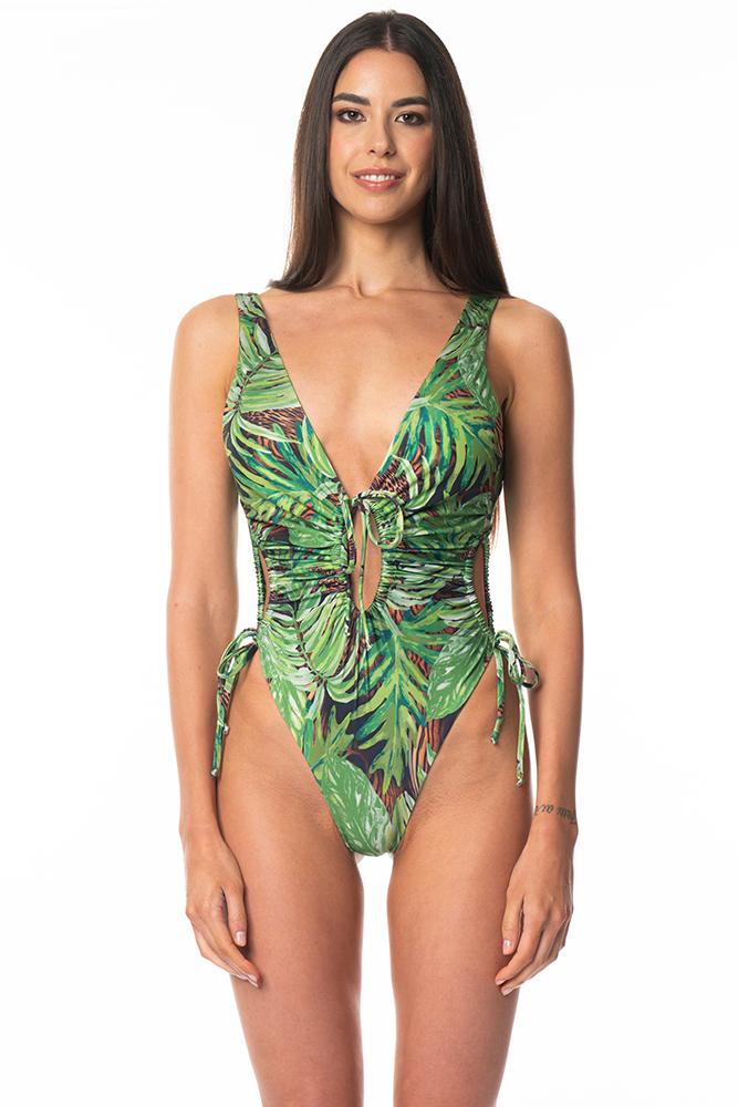 INTERO  IMBOTTITO DONNA  VERDE
