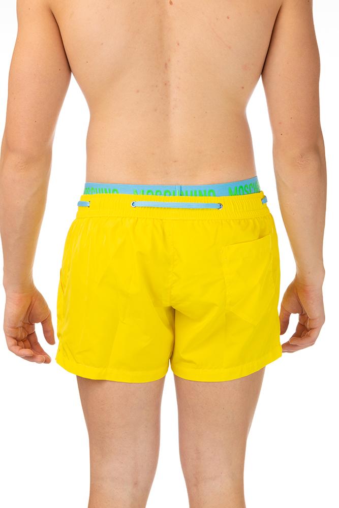 BOXER Uomo MOSCHINO con elastico  CORTO Giallo