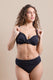 BIKINI Donna OLYMARE FERRETTO Coppa C slip coprente Nero
