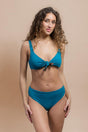 BIKINI BRASSIERE DONNA AZZURRO E MARRONE CR21 CS10 MB F6846 FISICO 