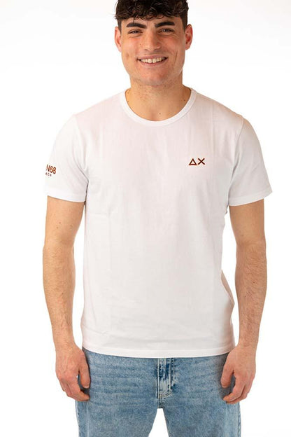 MAGLIA T-SHIRT UOMO  BIANCO T34140 31BIANCO SUN 68 