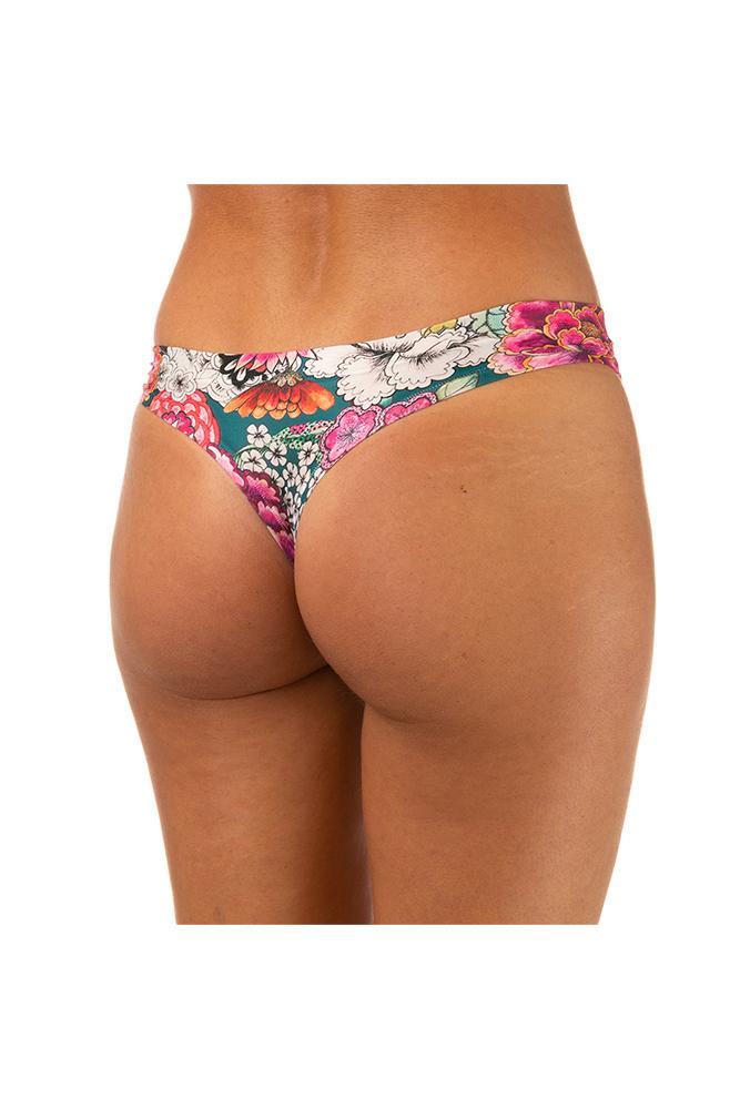 MIX SLIP Donna HAPPY UNDIES   slip brasiliana con lacci Verde