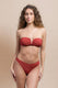 BIKINI Donna FXXK FASCIA  slip brasiliana Ruggine