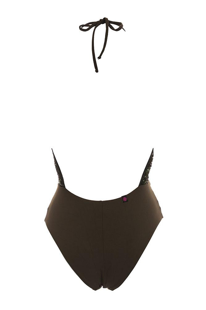 INTERO Donna BE BEACH TAGLIO  slip brasiliana Militare