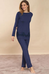 PIGIAMA DONNA  BLU