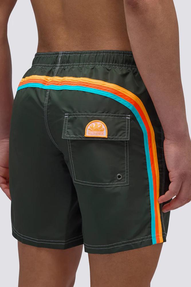 BOXER MOLLA UOMO  VERDE M505 55101 SUNDEK 