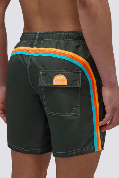 BOXER MOLLA UOMO  VERDE M505 55101 SUNDEK 