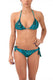 BIKINI Donna TOOCO TRIANGOLO  slip con fiocchi Verde