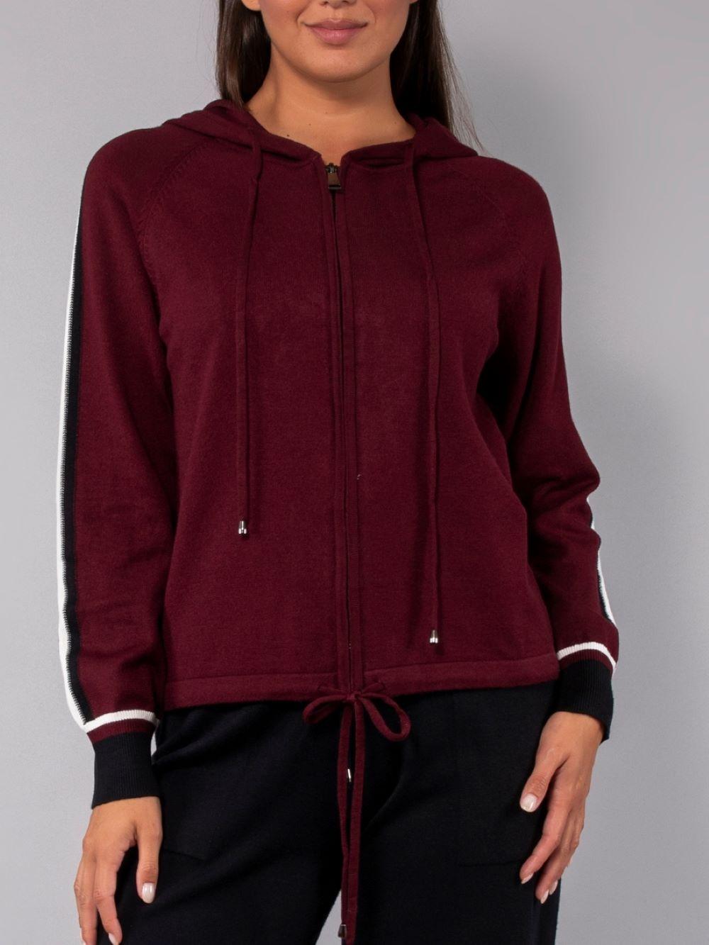 MAGLIA DONNA BORDEAUX