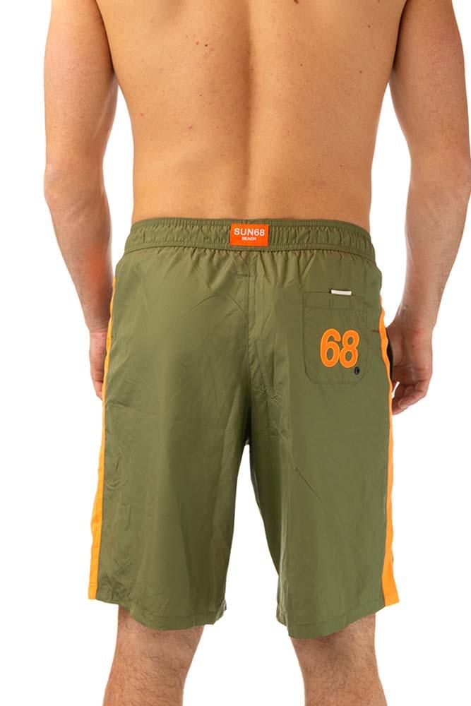 BOXER MOLLA UOMO  MILITARE H34110 19MILITARE SUN 68 