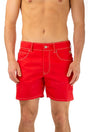 BOXER PIATTO UOMO  ROSSO NEWBEACH 022CHILI ROY ROGER'S 