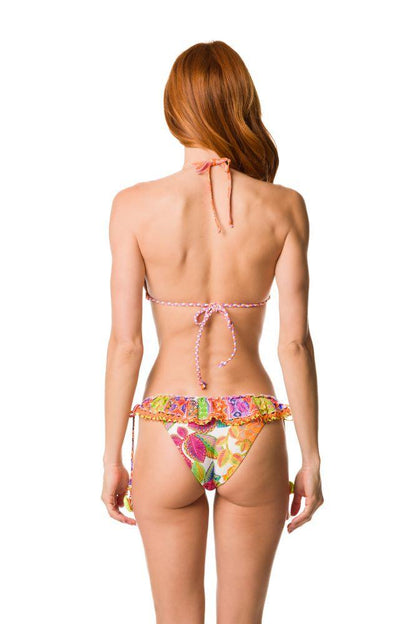 BIKINI TRIANGOLO DONNA  BIANCO C13 C03 10 BIANCO LAETITIA BEACHWEAR 