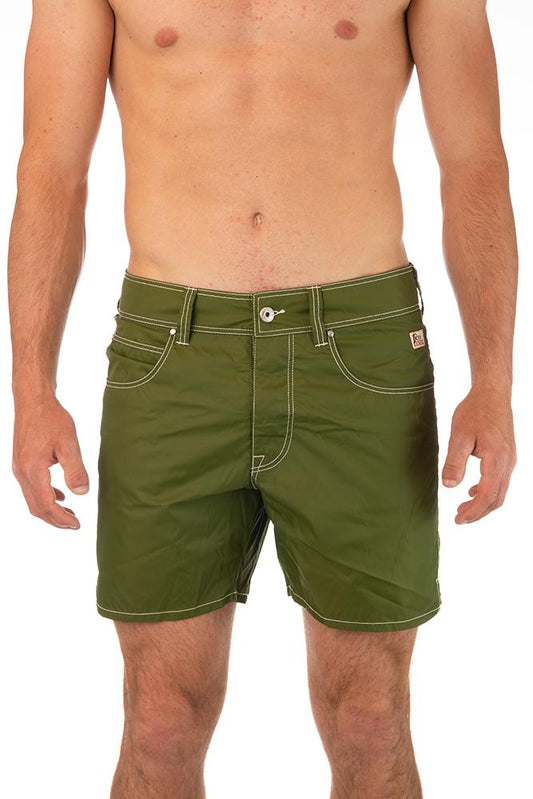 BOXER PIATTO UOMO  VERDE BEACHPOCKET SEAWEAD ROY ROGER'S 