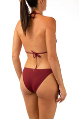 BIKINI TRIANGOLO DONNA  BORDEAUX CR16RG01SL32 BORDEAUX RAFFAELA D'ANGELO 