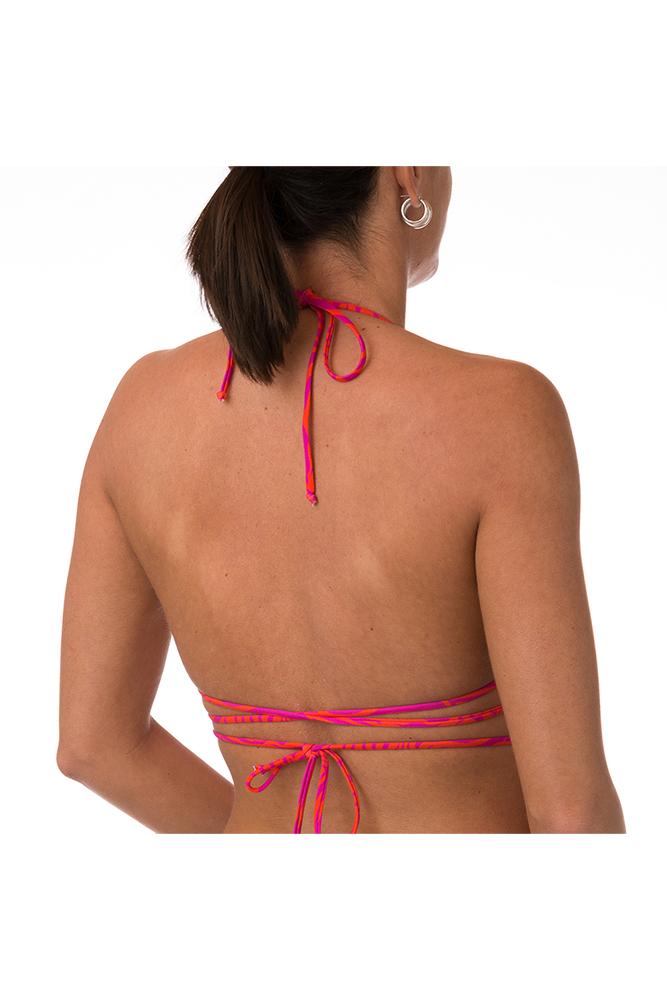 MIX REGGISENO Donna BE BEACH TRIANGOLO   Fucsia/arancio