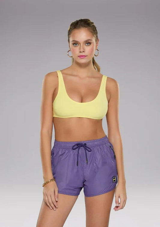 PANTALONE Donna FXXK   CORTO Viola