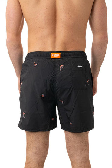 BOXER MOLLA UOMO  NERO H34129 BLACK11 SUN 68 