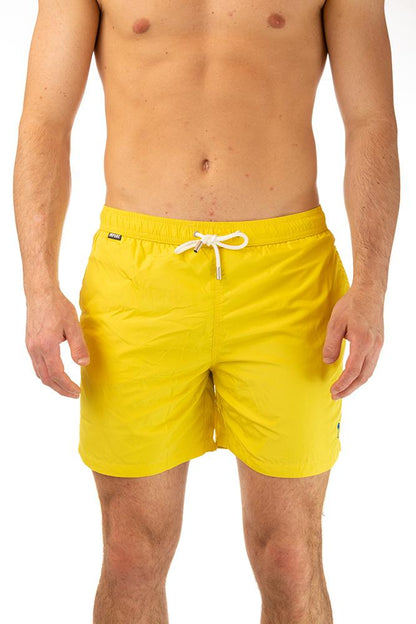 BOXER Uomo IMPURE con elastico  CORTO Giallo