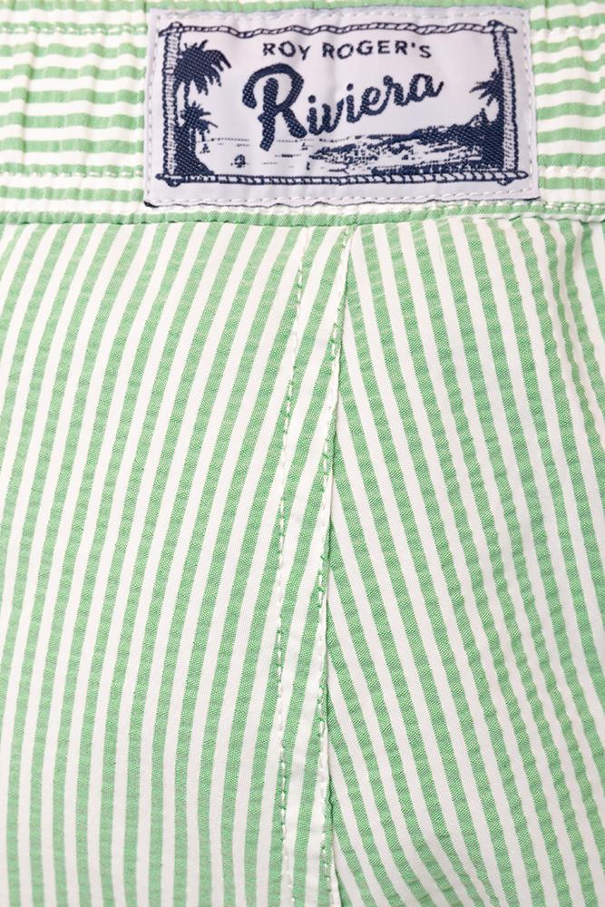BOXER MOLLA UOMO  VERDE SEERSUCKER VERDE ROY ROGER'S 