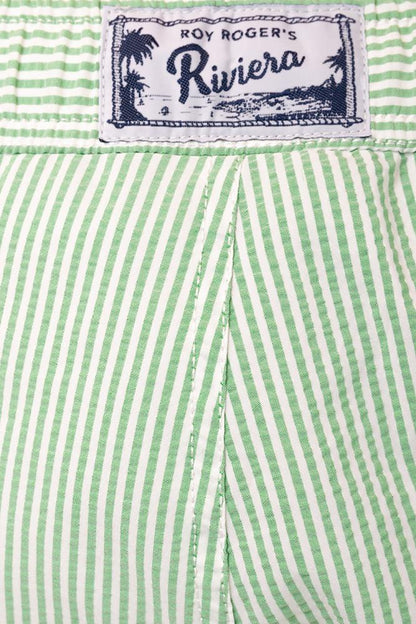 BOXER MOLLA UOMO  VERDE SEERSUCKER VERDE ROY ROGER'S 