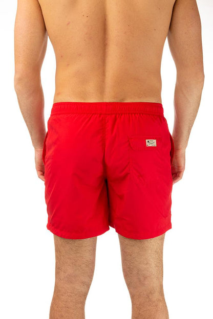 BOXER Uomo IMPURE con elastico  CORTO Rosso