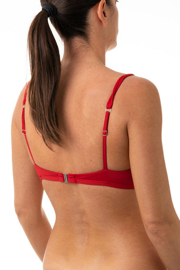 MIX REGGISENO BRASSIERE DONNA  ROSSO SCURO GIOVI REDV BE BEACH 