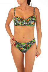 BIKINI COPPA DONNA  VERDE ERMIONE JUNGLECAHIMIRE OLYMARE 