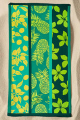 TELO MARE MICROFIBRA UNISEX  VERDE JACKSON MITJANA COMPTOIR DE LA PLAGE 