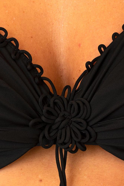 BIKINI FERRETTO COPPA E NERO G116 01 NERO BERNE' MABEL 