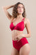 BIKINI Donna MARETTE FERRETTO Coppa D slip Alto Rubino