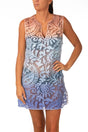 ABITO DONNA  AZZURRO PF159A 009 PIN UP 