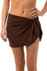PAREO Donna BE BEACH   CORTO Cioccolato