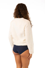 VESTAGLIA DONNA LU54 BIANCO VERDISSIMA 