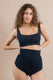 BIKINI Donna Isole e vulcani BRASSIERE  slip Alto Blu/grigio