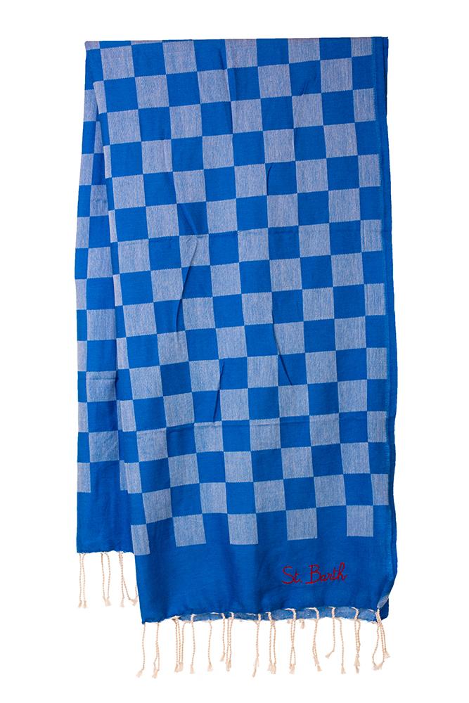 TELO MARE COTONE UNISEX  BLU