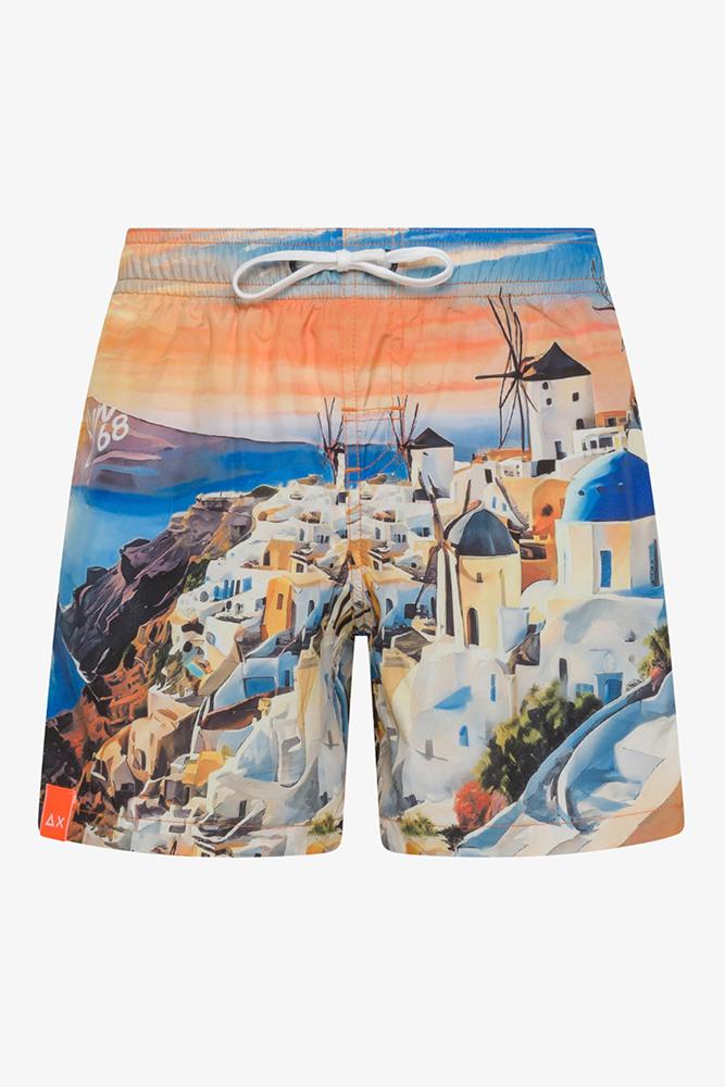 BOXER MOLLA BAMBINO  ARANCIO CPH35318 0358 SUN 68 